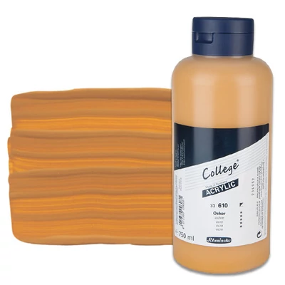 Schmincke College akrilfesték, 750 ml - 610, ochre