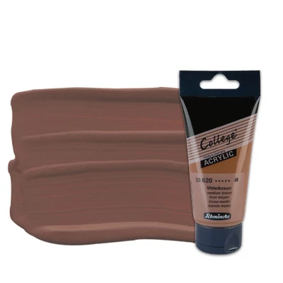 Schmincke College akrilfesték, 75 ml - 620, medium brown