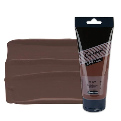 Schmincke College akrilfesték, 200 ml - 630, deep brown