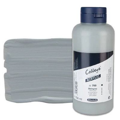 Schmincke College akrilfesték, 750 ml - 700, stone grey