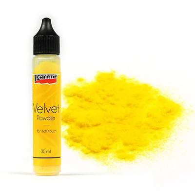 Bársonypor, 30 ml - citrinsárga, 4 g