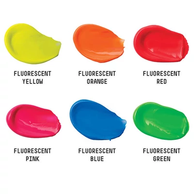 Liquitex Basics akrilfesték készlet - 6x22 ml, fluoreszkáló színek