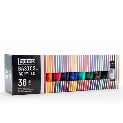Liquitex Basics akrilfesték készlet - 36x22 ml