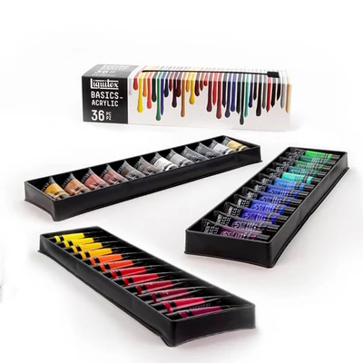Liquitex Basics akrilfesték készlet - 36x22 ml