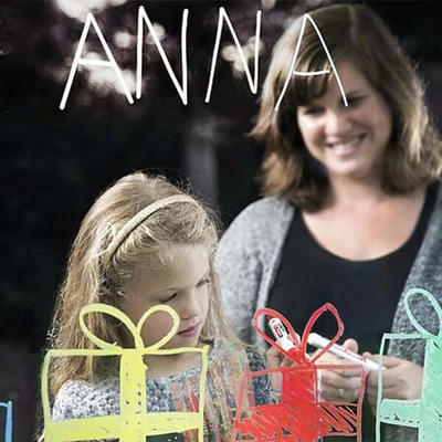 Kréta marker, folyékony kréta, EDDING 4095 - neon narancssárga