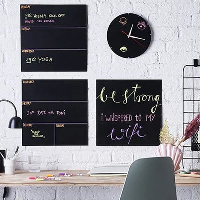 Kréta marker, folyékony kréta, EDDING 4095 - neonsárga