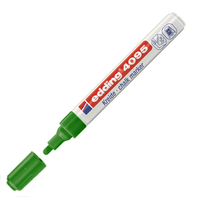 Kréta marker, folyékony kréta, EDDING 4095 - zöld