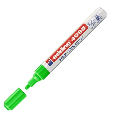 Kréta marker, folyékony kréta, EDDING 4095 - világoszöld