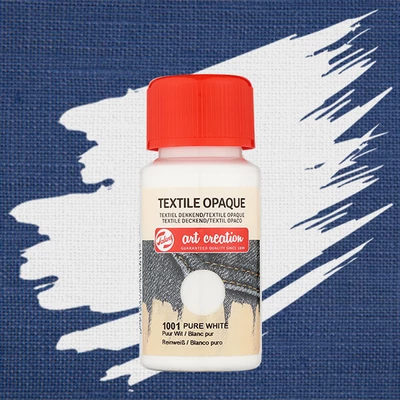 Art Creation textilfesték sötét anyagra - 1001 Pure white opaque