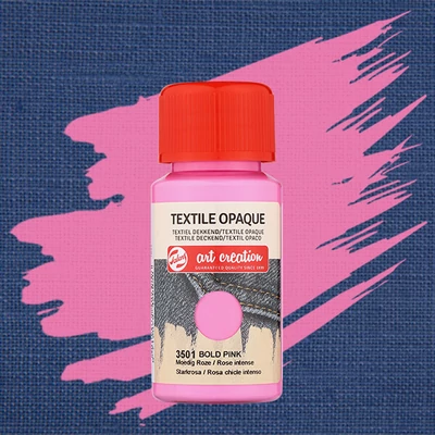 Art Creation textilfesték sötét anyagra - 3501 Bold pink opaque