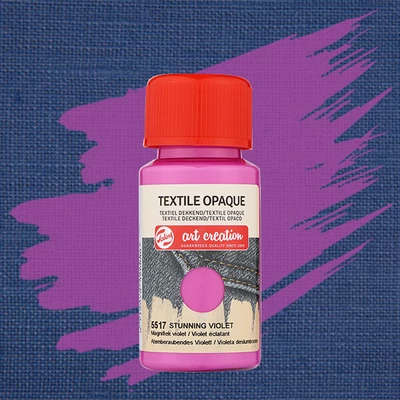 Art Creation textilfesték sötét anyagra - 5517 Stunning violet opaque
