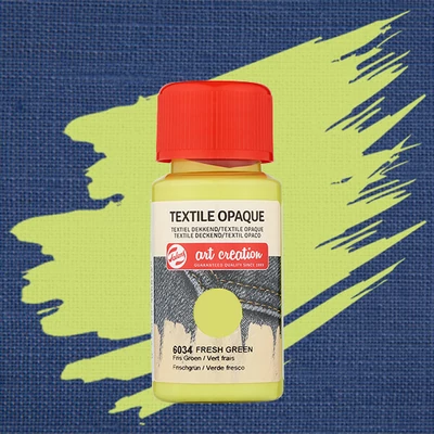 Art Creation textilfesték sötét anyagra - 6034 Fresh green opaque
