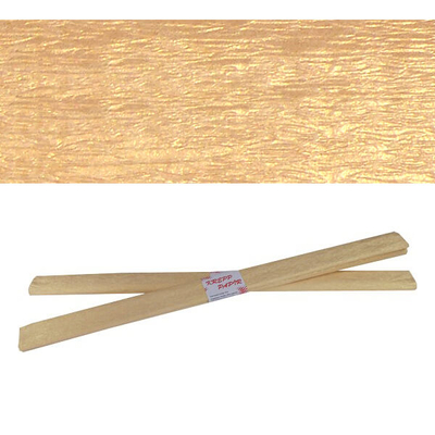 Krepp papír, 50x200 cm - gyöngyház, arany
