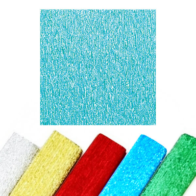 Krepp papír, ALU, 50x250 cm - kék