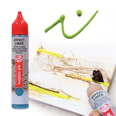 Art Creation Effect Liner, univerzális 3D festéktoll, 28 ml - 6034 Fresh green