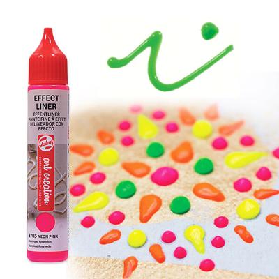 Art Creation Effect Liner, univerzális 3D festéktoll, 28 ml - 8700 Neon green