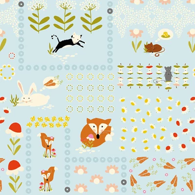 Patchwork anyag - Stof - Daydreamers 4500-271 Panel, 60cm