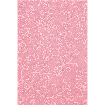 Pamutpapír, 50x70 cm, Happy flowers - 67, rózsaszín