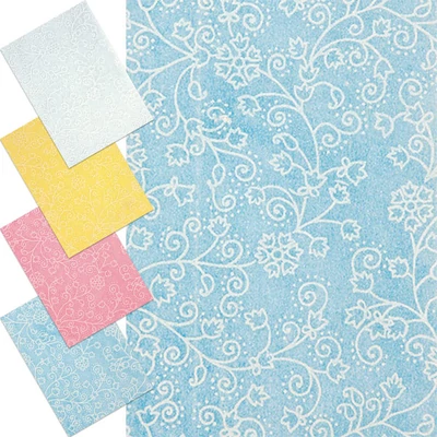 Pamutpapír, A4, Happy flowers - különféle színekben