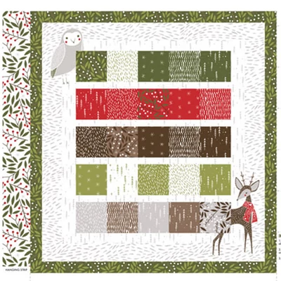 Patchwork anyag - Moda - Merriment by Gingiber 48272-11 Panel, 60 cm