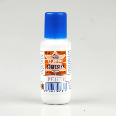 Columbus bőrfesték - 50 ml - fehér