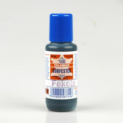 Columbus bőrfesték - 50 ml - fekete