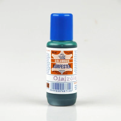 Columbus bőrfesték - 50 ml - olajzöld