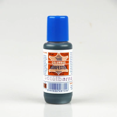 Columbus bőrfesték - 50 ml - sötétbarna