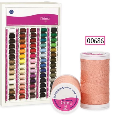 Drima varrócérna, polyester, 100 m - 00686