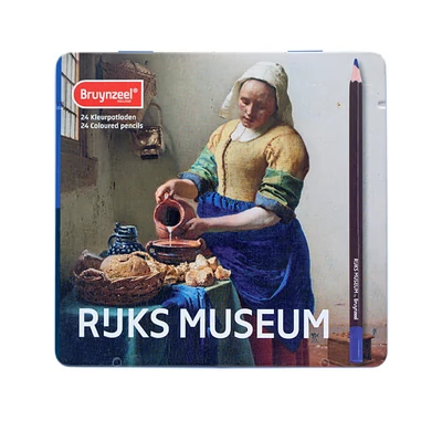 Bruynzeel Rijks Museum színesceruza készlet - 24 db, Vermeer: Tejet öntő nő