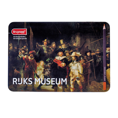 Bruynzeel Rijks Museum színesceruza készlet - 50 db, Rembrandt: Éjjeli őrjárat
