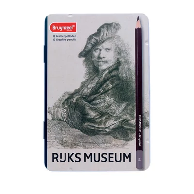 Bruynzeel Rijks Museum grafitceruza készlet - 12 db, Rembrandt: Önarckép