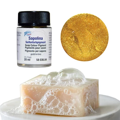 Szappanszínező por, 20 ml - arany