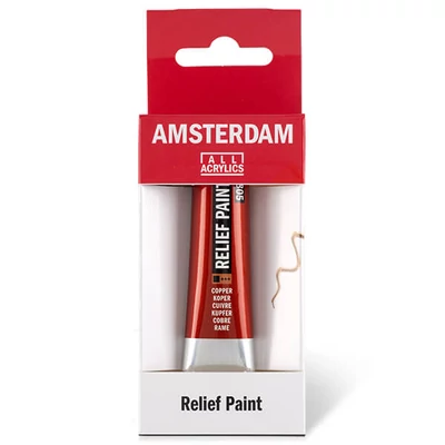Amsterdam Relief Paint kontúrfesték, nem kiégethető, 20 ml - réz, 805