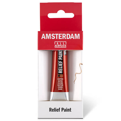 Amsterdam Relief Paint kontúrfesték, nem kiégethető, 20 ml - réz, 805