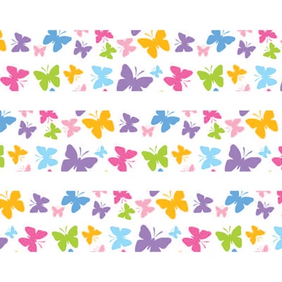 Washi tape, 15 mm, 10 m - pillangók