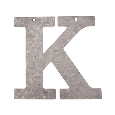 Cink betű - K, 12 cm