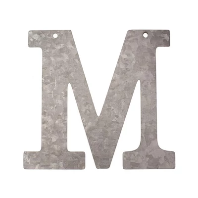 Cink betű - M, 12 cm