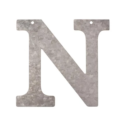 Cink betű - N, 12 cm