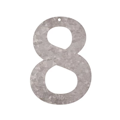 Cink szám - 8, 12 cm