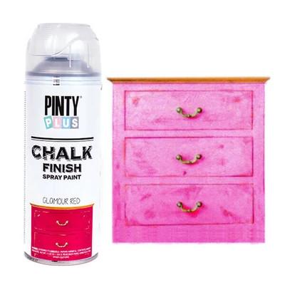 Krétafesték spray, Chalk Paint, Pinty Plus - glamour red