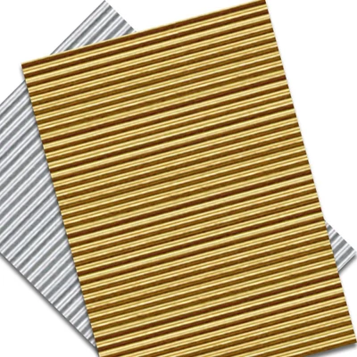 Hullámkarton - 50x70 cm - metál - különféle színekben