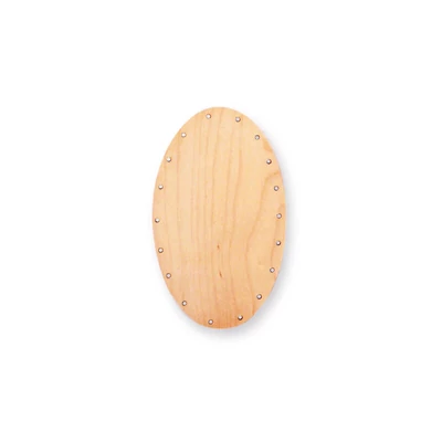 Kosárfonó alap, ovális - 7x11 cm, 2,5 mm lyukméret