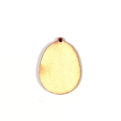 Fafigura, akasztható - Tojás, kicsi