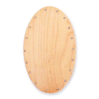 Kosárfonó alap, ovális - 10x17 cm, 2,5 mm lyukméret