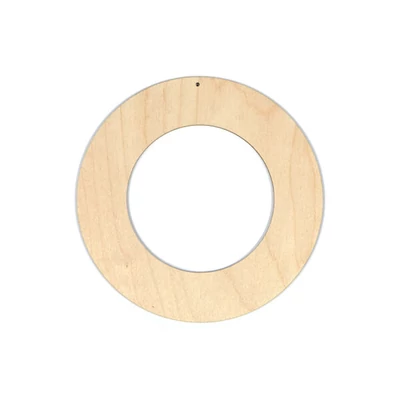 Fafigura, akasztható - Koszorú alap, nagy, 15 cm