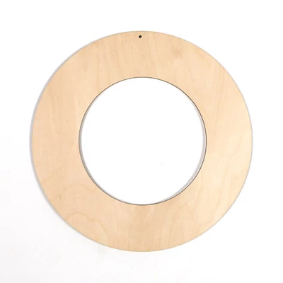 Fafigura, akasztható - Koszorú alap, óriás, 19 cm