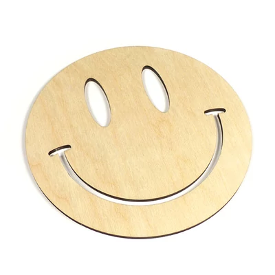 Fa edényalátét - smile
