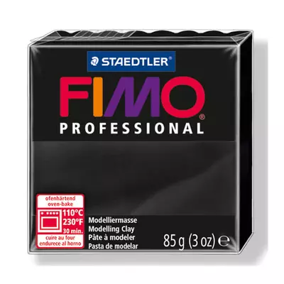 FIMO Professional süthető gyurma, 85 g - fekete (8004-9)