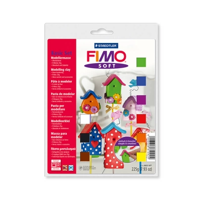 FIMO Soft Basic Set süthető gyurma készlet, 9x25 g